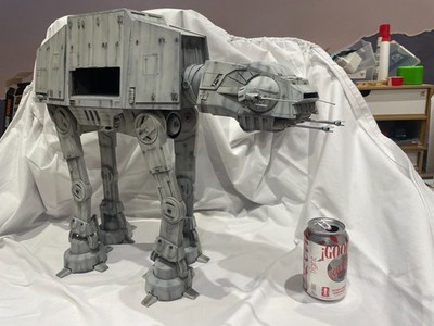Star Wars AT-AT Escala Estudio 1/48   Maqueta Artesanal Ultra Detallada   Unica