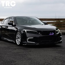 Drl Fog Light For 2022-2024 Honda Civic Led Daytime Running Light W Turn Signal