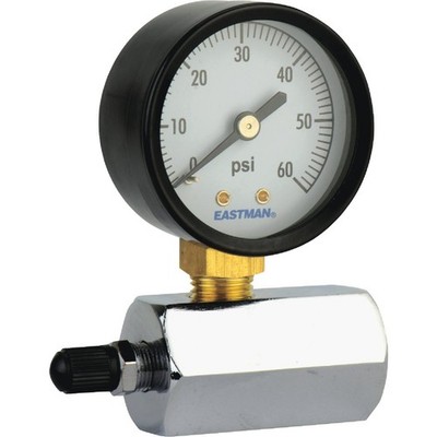 Eastman EZ-FLO Gas Test Pressure Gauge 2'' Face 0-60psi 45174 Eastman EZ-FLO