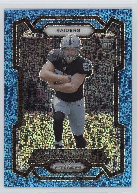2023 Panini Prizm Rookies Blue Sparkle Prizm /96 Michael Mayer #361 Rookie RC
