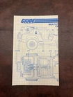 🔴 GI Joe Blueprint - Vamp Multi-Purpose Attack Vehicle 1982 Very nice condition