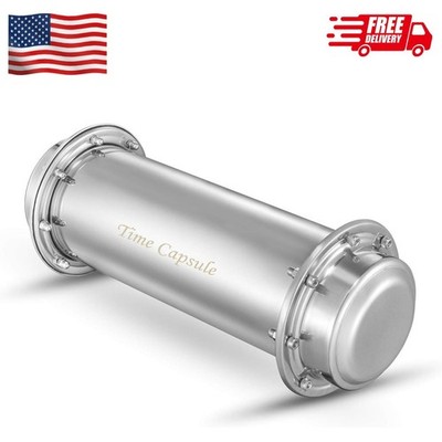 Time Capsule Stainless Steel Waterproof Container 13.4 Inch