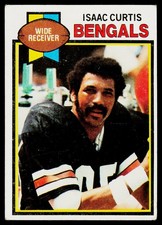 Isaac Curtis, 1979 Topps, #395, Cincinnati Bengals,
