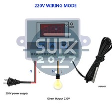 NEW AC 110V-220V Digital LED Temperature Controller Microcomputer Thermostat