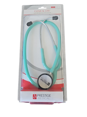 Prestige Medical Clinical Lite Stethoscope, Aqua Sea , 31 Inch 