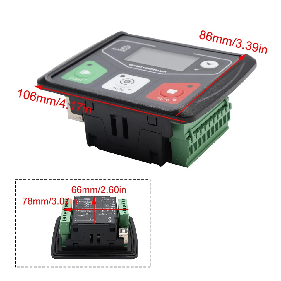 DC30D Generator Controller Power Generator Auto Start Control For Diesel S1 - Image 2 of 4