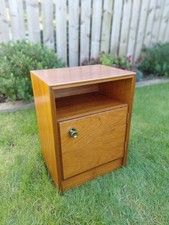 Meredew Vintage Bedside Cabinet/ Side Table Mid Century Teak Unit Good Condition