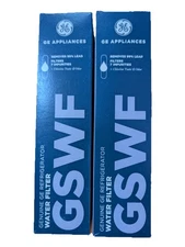 NEW TWO Genuine GE SmartWater Refrigerator Filter GSWF Replacement Cartridge
