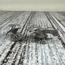 Hudson Pewter Eagle Set Of Two 5469 5470 Noah’s Ark 1990