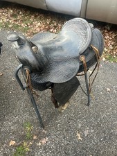 15  Tooled Leather Western horse Saddle