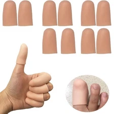 Gel Finger Protectors Finger Caps Silicone Fingertips Protection - Finger Cots G