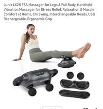 LX26 FSA Massager for Legs Full Body, Handheld Vibration Massager for Stres...