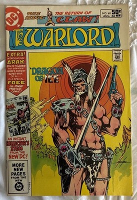 The Warlord #48 (Aug 1981, DC Comics) Dragon of Ice   Return of Claw