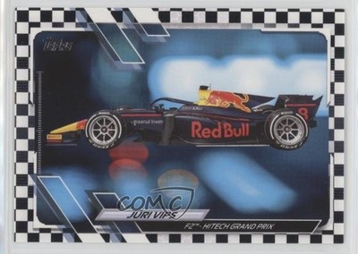 2021 Topps Formula 1 F2 Cars Checkered Flag Juri Vips Jüri Vips #127 0u46
