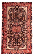 Traditional Vintage Hand-Knotted Area Rug 5'3" x 8'10" Oriental Wool Carpet
