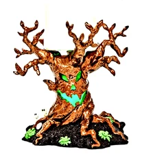 Bath & Body Works Haunted Tree 3 wick Candle Holder Halloween Decor Light Up