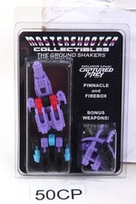 The Ground Shakers Pinnacle Firebox w/box Targetmasters Master Shooter 3rd Party