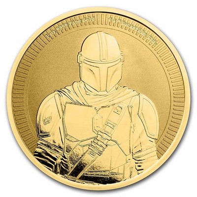 2021 Niue 1 oz Gold $250 Star Wars: The Mandalorian BU | eBay