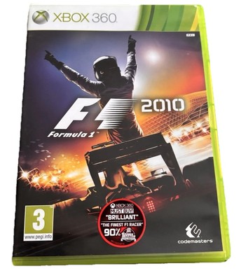 Formel 1 F1 2010 Xbox 360 Spiel GETESTET&FUNKTIONIERT!(Scheibe ist zerkratzt)