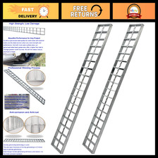 Heavy-Duty Galvanized Steel Drain Grate 24"x3" for Trench Drainage, 2pcs Silver