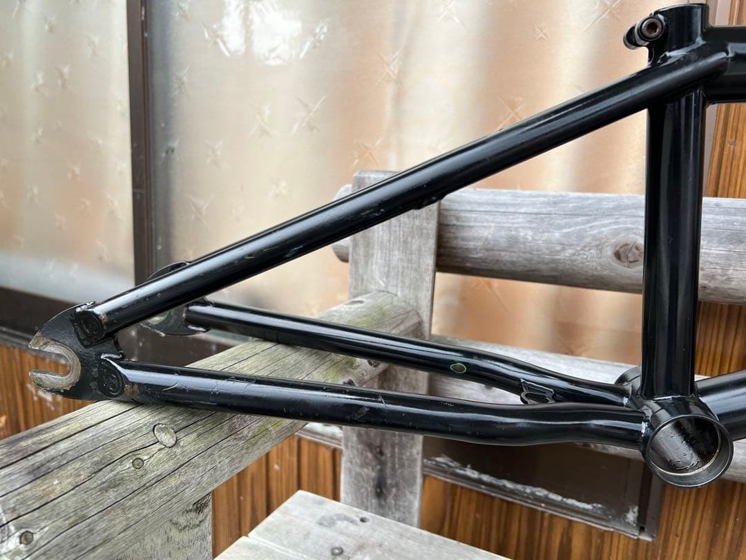 BMX frame S&M JOSH STRICKER FRAME 2009 Black Rare Scratches and