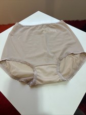 Vtg BALI SKIMP SKAMP 2633 FULL CUT HIGH WAIST BRIEF NYLON PANTIES Sheer