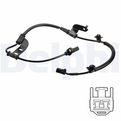 DELPHI ABS Sensor Raddrehzahl hinten links für Hyundai i30 KIA Cee'D SW Pro FD