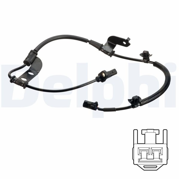 Delphi ABS Sensor Raddrehzahl Hinten Links FüR Hyundai I30 KIA Cee'd SW Pro FD-image