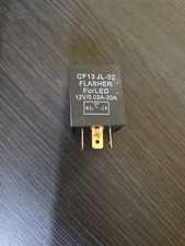 Turn Signal Hazard LED Flasher Relay CF13 3Pin JL-02 Fix Fast Hyper-flash Blink