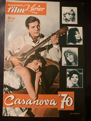 IFK / MFK Nr. 63 Casanova ´70 FILMPROGRAMM 12-seit MERCIER Lisi MELL Mastroianni