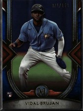 2022 Topps Museum Collection #31 Vidal Brujan Sapphire #/150
