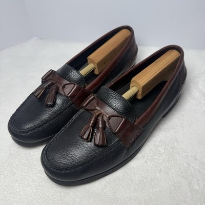 Bert Pulitzer Tassel Loafer Mens 10.5 Cordovan / Black Keltie Dress Shoes