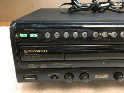 Pioneer Laserdisc LD Karaoke CD Player CLD-2760K SEE DESCRIPTION