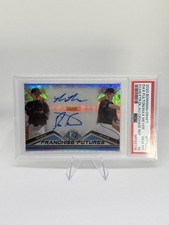 2020 Bowman Chrome Orange Refractor Dax Fulton Max Meyer RC Dual AUTO /25 PSA 10