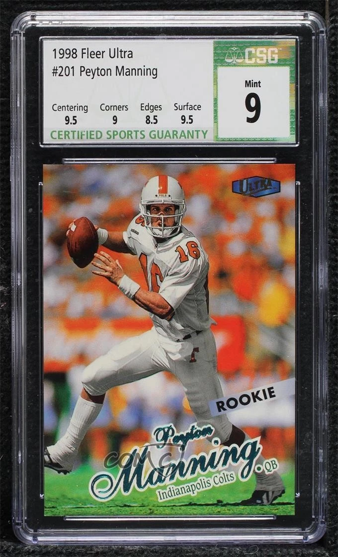 1998 Ultra Peyton Manning #201 for sale | eBay