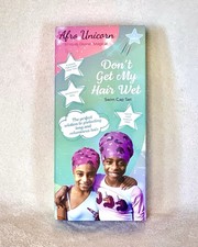 Afro Unicorn Swim Cap Set 2 Pk Watertight Seal Unique Divine Magical NEW SEALED