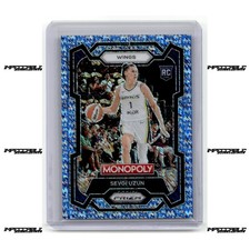 2024 Panini Prizm Monopoly WNBA - Blue Millionaire #22 Sevgi Uzun Rookie /10