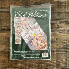 Elsa Williams “The General Store” Bell Pull Counted Cross Stitch Kit # 02071
