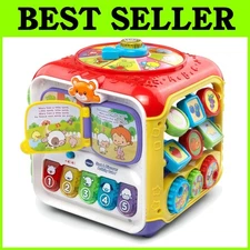 Red Sort & Discover Activity Cube