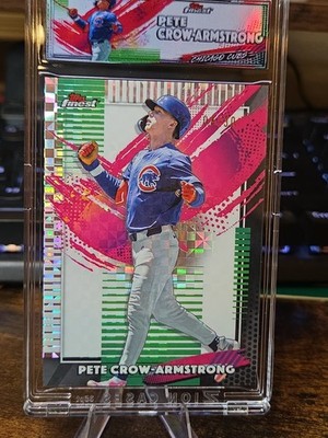 2026 Topps Finest Pete Crow-Armstrong /30  #235 Rare  X Fractor Parallell Cubs
