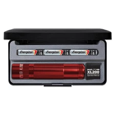 Maglite Mag XL200 LED 3AAA Flashlight in Presentation Box Red 230 Lumens 5 Modes