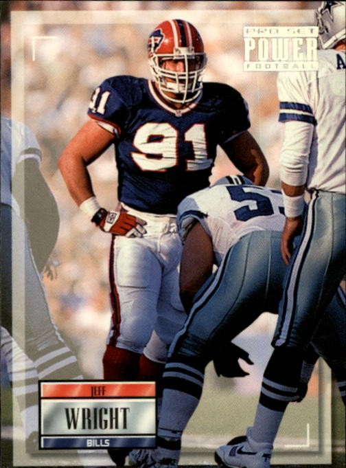 1993 Power #191 Jeff Wright - FB