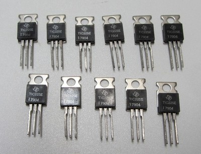 11 x TIC225E  Texas Instruments  Thyristor  8A 500V  NEU aus Lagerbestand