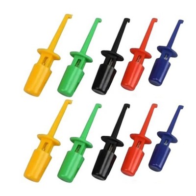 Color Coded Small Hook Clip Electrical Testing Tool Secure Connection Designs