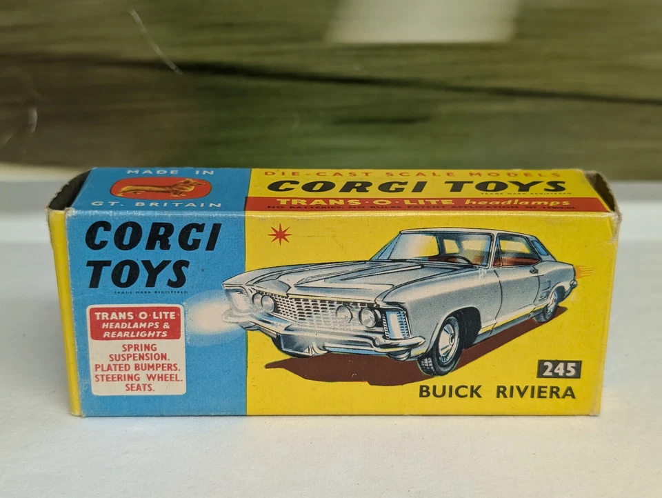 Corgi Toys 245 Buick Riviera Vintage original modelcar - Bild 2 von 4