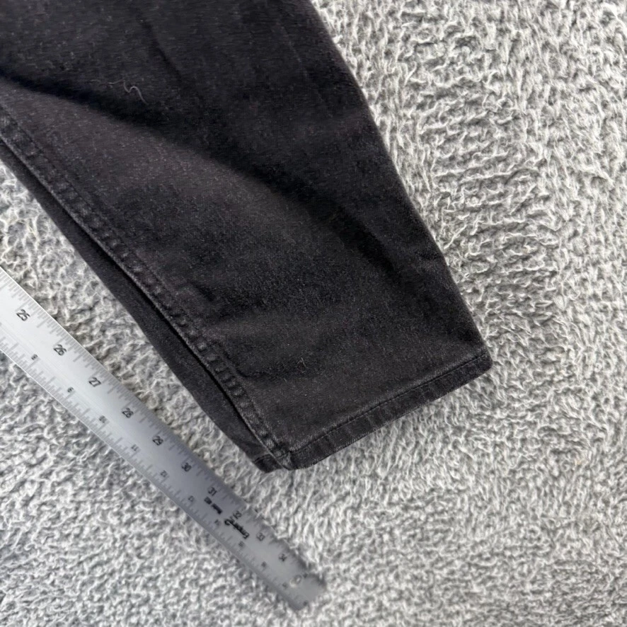 Pantalones de mezclilla All Saints para hombre 32x32 negros cigarrillos piernas rectas bolsillos informales Foto 4 de 4