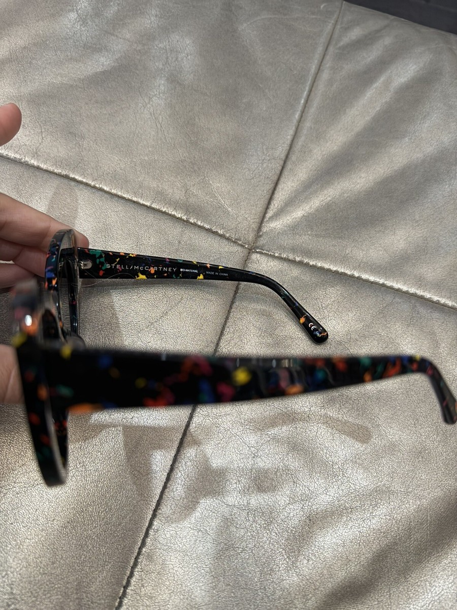 Stella McCartney Sunglasses New Multicolor Black Grey SC0037SA 005 55 18 145 Stella McCartney Sunglasses New Multicolor Black Grey  main image 3