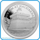 Mausoleum at Halicarnassus – 7 Wonders of the World - 1 oz Silver in Capsule