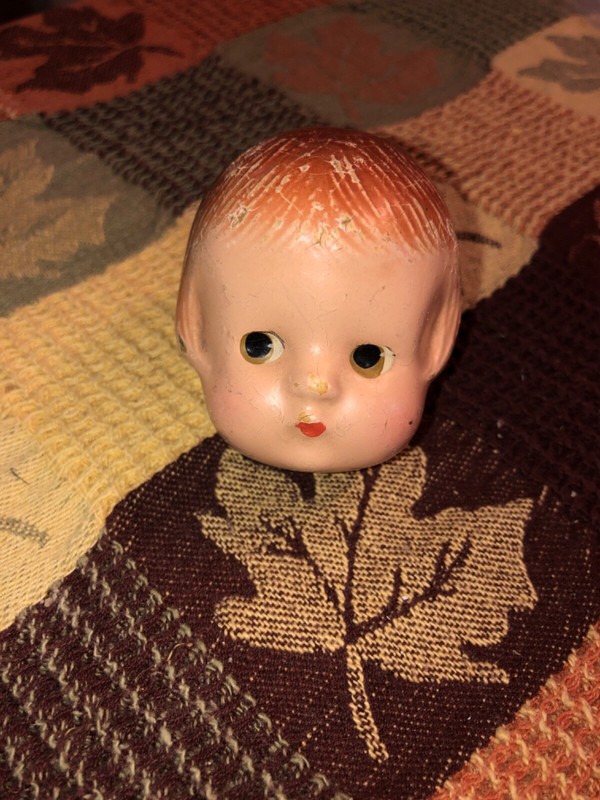F&B PATSYETTE Doll HEAD composition for parts or repair as is