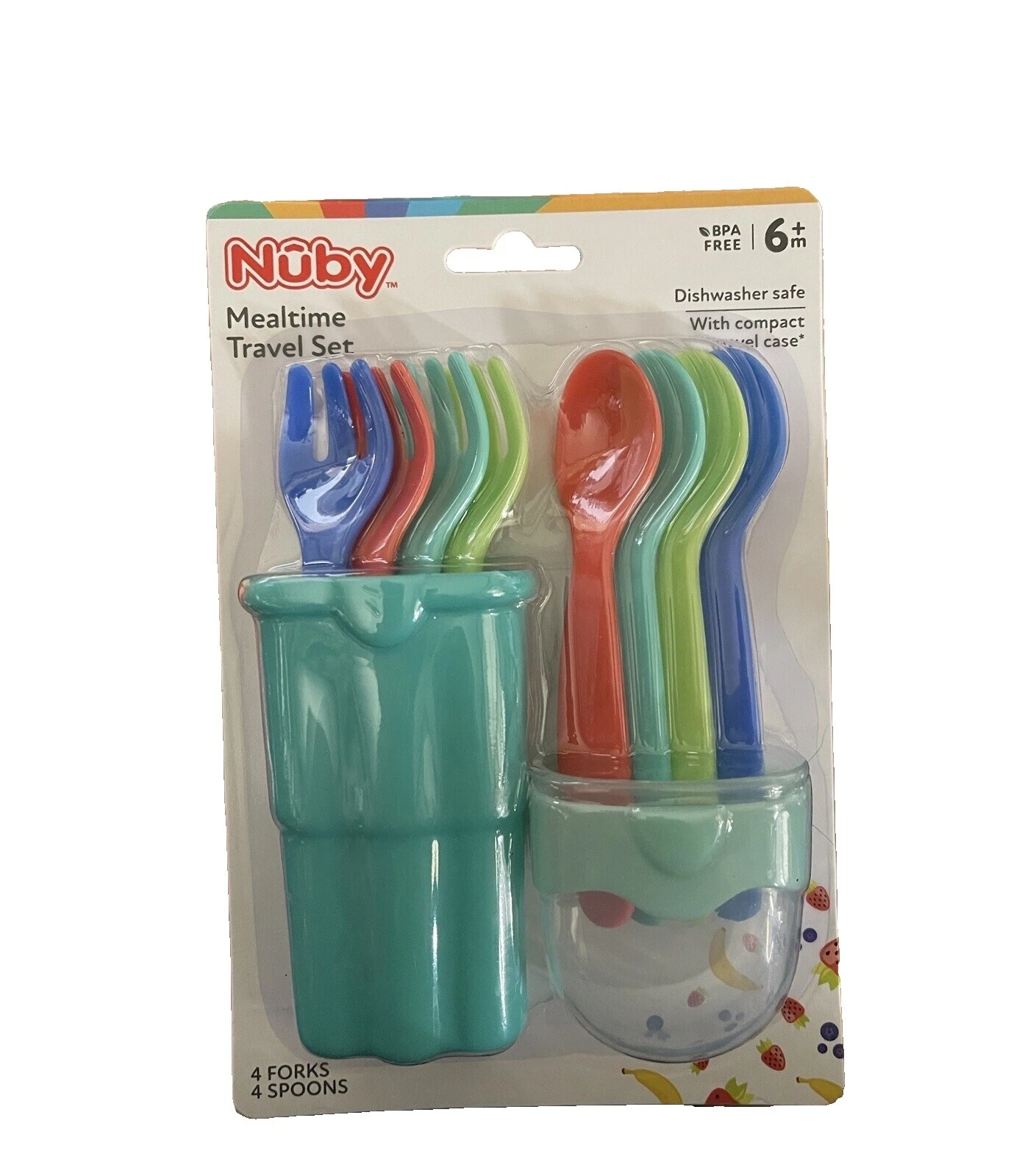 Nûby BPA-Free Plastic Fork Baby Eating Utensils